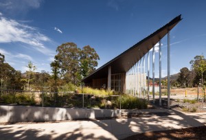 Marysville 16 Hour Police Station by Kerstin Thompson Architects. Image by Trevor Mein