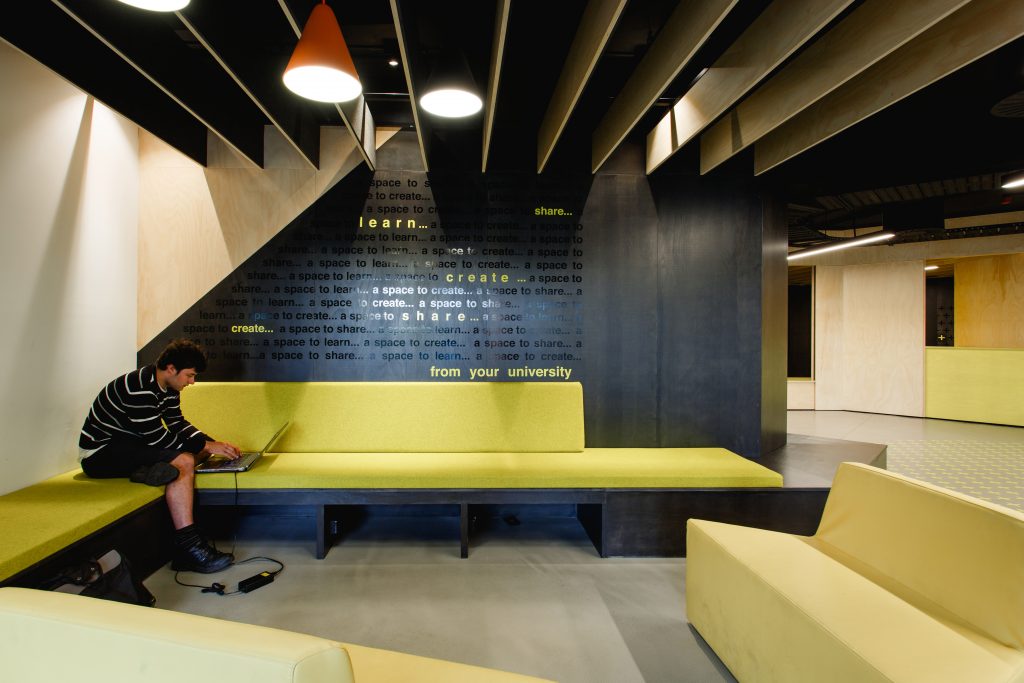 Educational Architecture Tasmanian Chapter Named Award - The Student Lounge by Preston Lane. Photo by Adam Gibson.