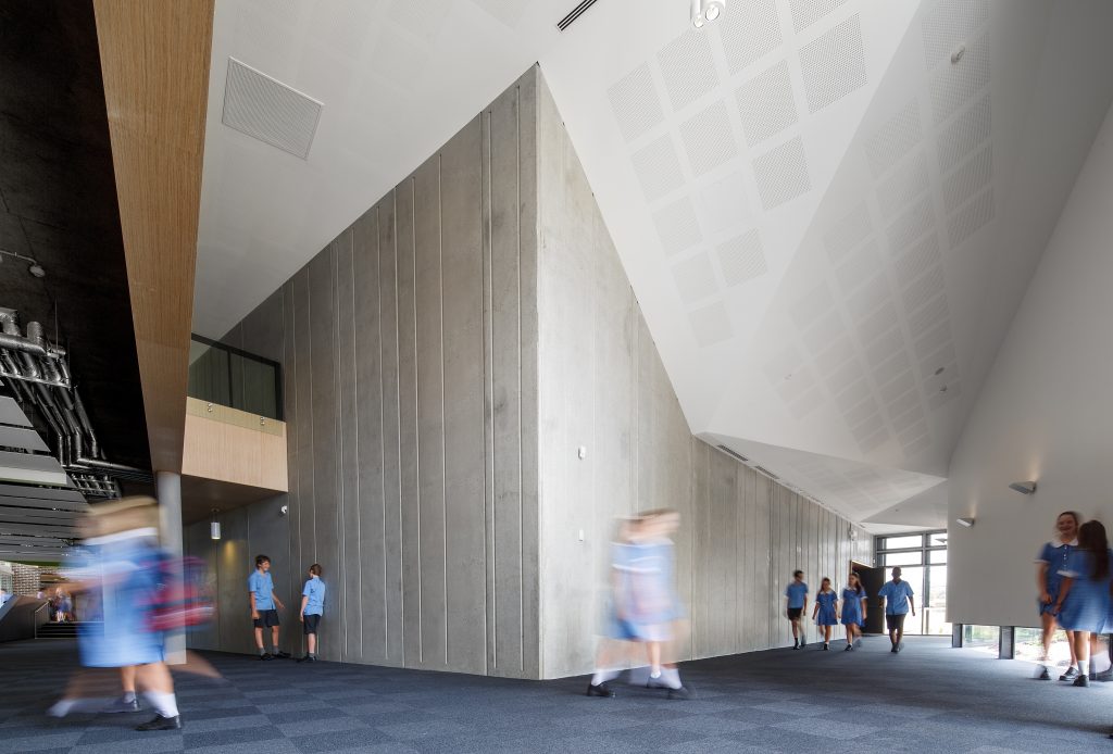 Educational Architecture Enrico Taglietti Award – St John Paul II College by Collins Caddaye Architects. Photo by Stefan Postles.
