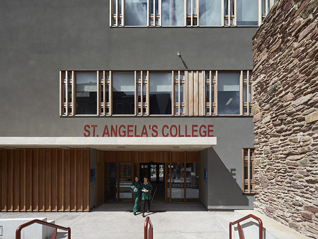 St Angela's College - Entrance - Photo Credit: Dennis Gilbert